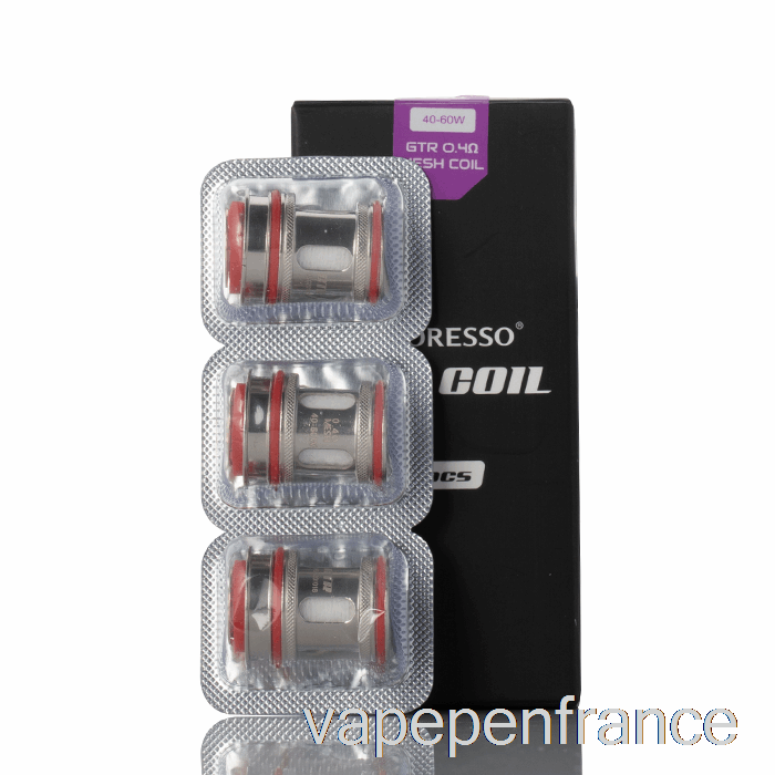 Bobines De Remplacement Vaporesso Gtr Bobines De Maille 0,4ohm Stylo Vape